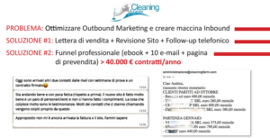 copywriting persuasivo esempio, campagna di web marketing per trovare clienti online, lettera di vendita esempio, trovare clienti online azienda di pulizie, ditta di pulizie, marketing impresa di pulizie