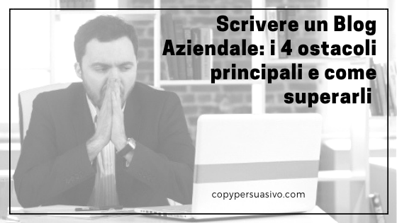 scrivere un blog