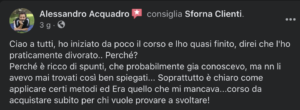 recensione sfornaclienti videocorso copywriting marketing posizionamento email marketing andrea lisi copy persuasivo