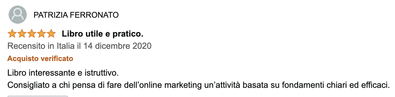 recensione sfornaclienti patrizia ferronato copy persuasivo andrea lisi manuale copywriting per professionisti e microimprese acquisizione clienti