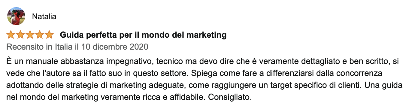 recensione manuale sfornaclienti nadia copy persuasivo andrea lisi manuale copywriting per professionisti e microimprese acquisizione clienti