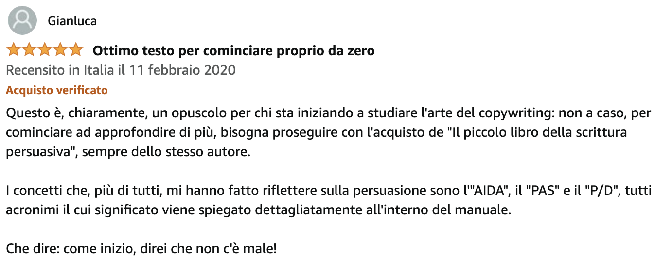 opinioni libri copy persuasivo gli attrezzi del mestiere - recensione su manuale per scrivere per la vendita