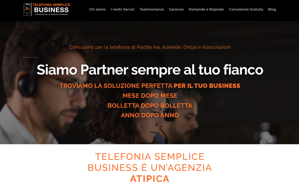 sito web Telefonia Semplice Business