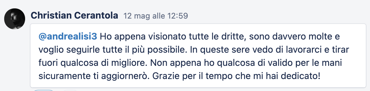 feedback revisione testi andrea lisi copy persuasivo