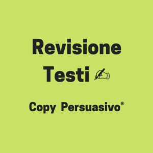 revisione testi copy persuasivo