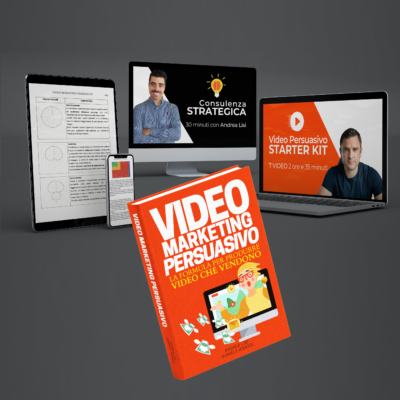 Manuale VIDEO MARKETING PERSUASIVO + VideoCorso + Consulenza