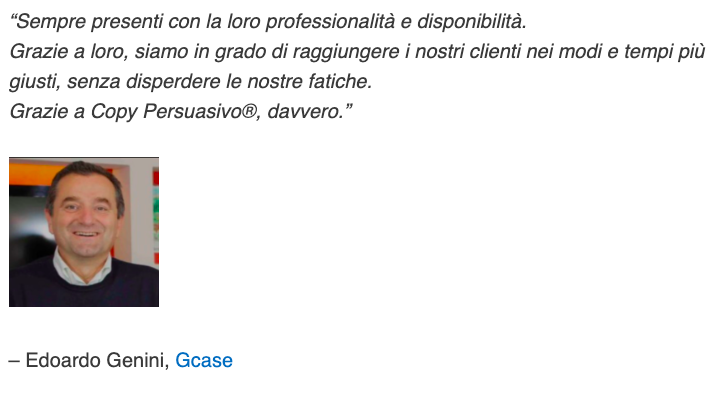 esempi lettere di acquisizione immobiliare opinione clienti agenzia copy persuasivo 