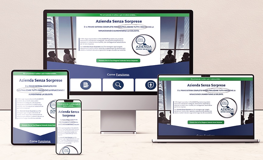 Azienda Senza Sorprese - Landing Page