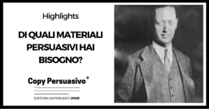 Di quali materiali persuasivi hai bisogno - sales letter, landing page, pagina di vendita, lettera di vendita, copywriting, funnel, strategia di marketing