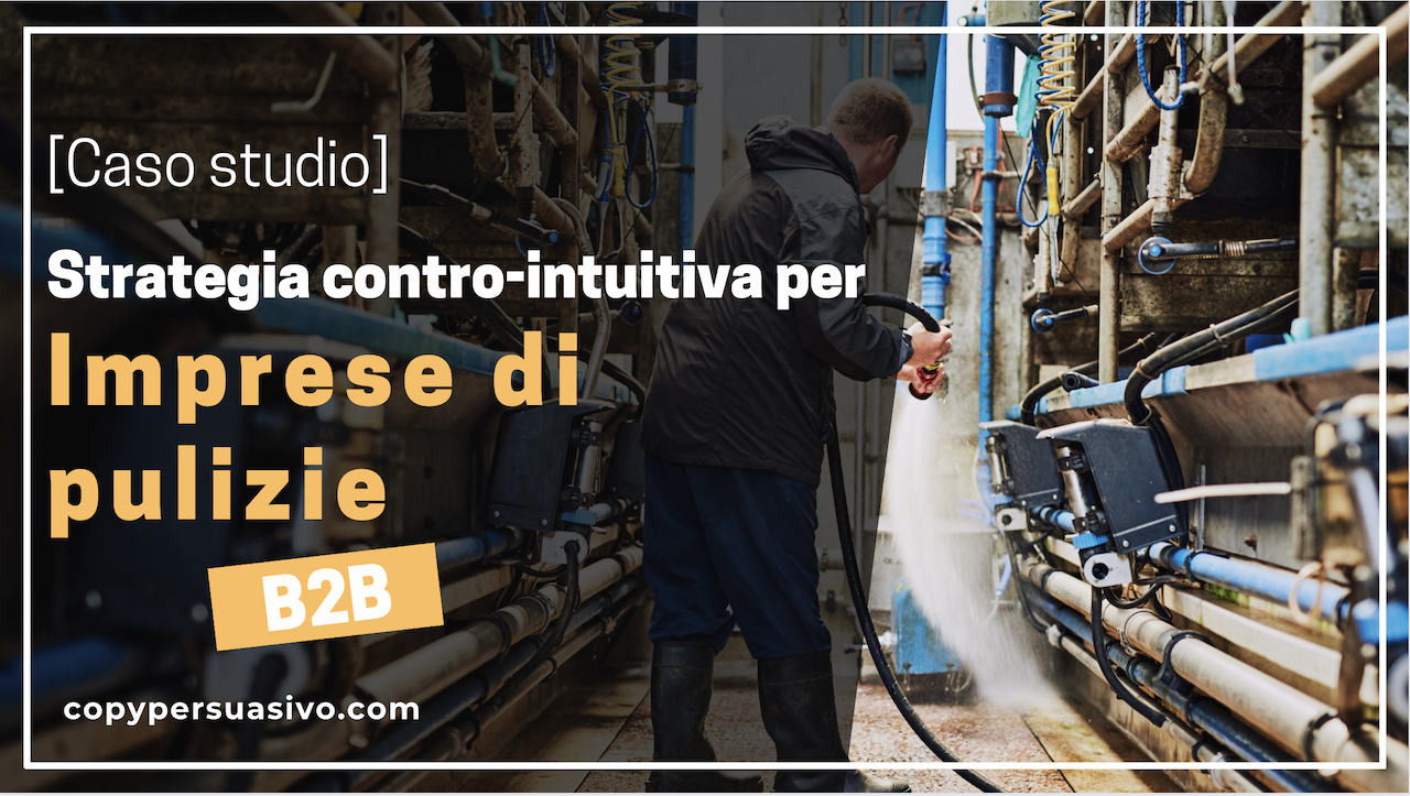 lettera di vendita e strategia di acquisizione clienti per imprese di pulizie