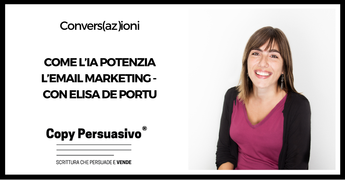 Come l’IA potenzia l’email marketing - con Elisa De Portu - AI email marketing, Elisa De Portu, marketing automation, CRM, email marketing, marketing automation