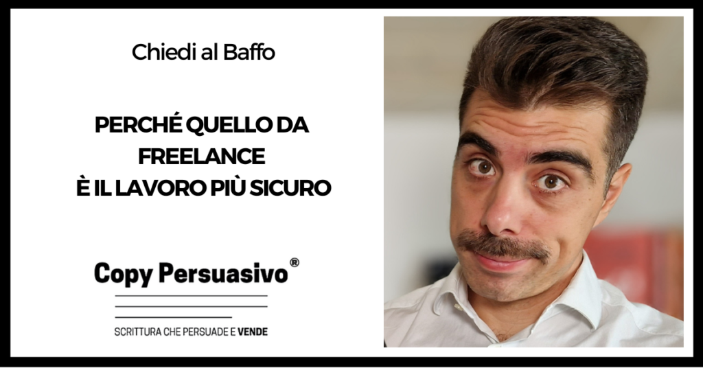 Perché quello da freelance è il lavoro più sicuro - lavoro da freelance, aprire partita IVA, gestire partita IVA, smart working, come lavorare da casa, lavoro a distanza, lavoro flessibile, lavoro autonomo, lavoro indipendente, copywriter freelance