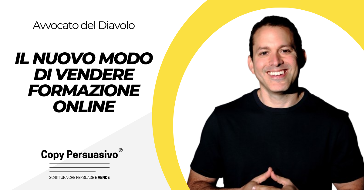 Il nuovo modo di vendere formazione online - coaching, come vendere corsi online, come vendere formazione, Come vendere informazioni, copywriting persuasivo, esempi di copywriting persuasivo, info business, infomarketing strategie, One Person Empire, Ryan Lee