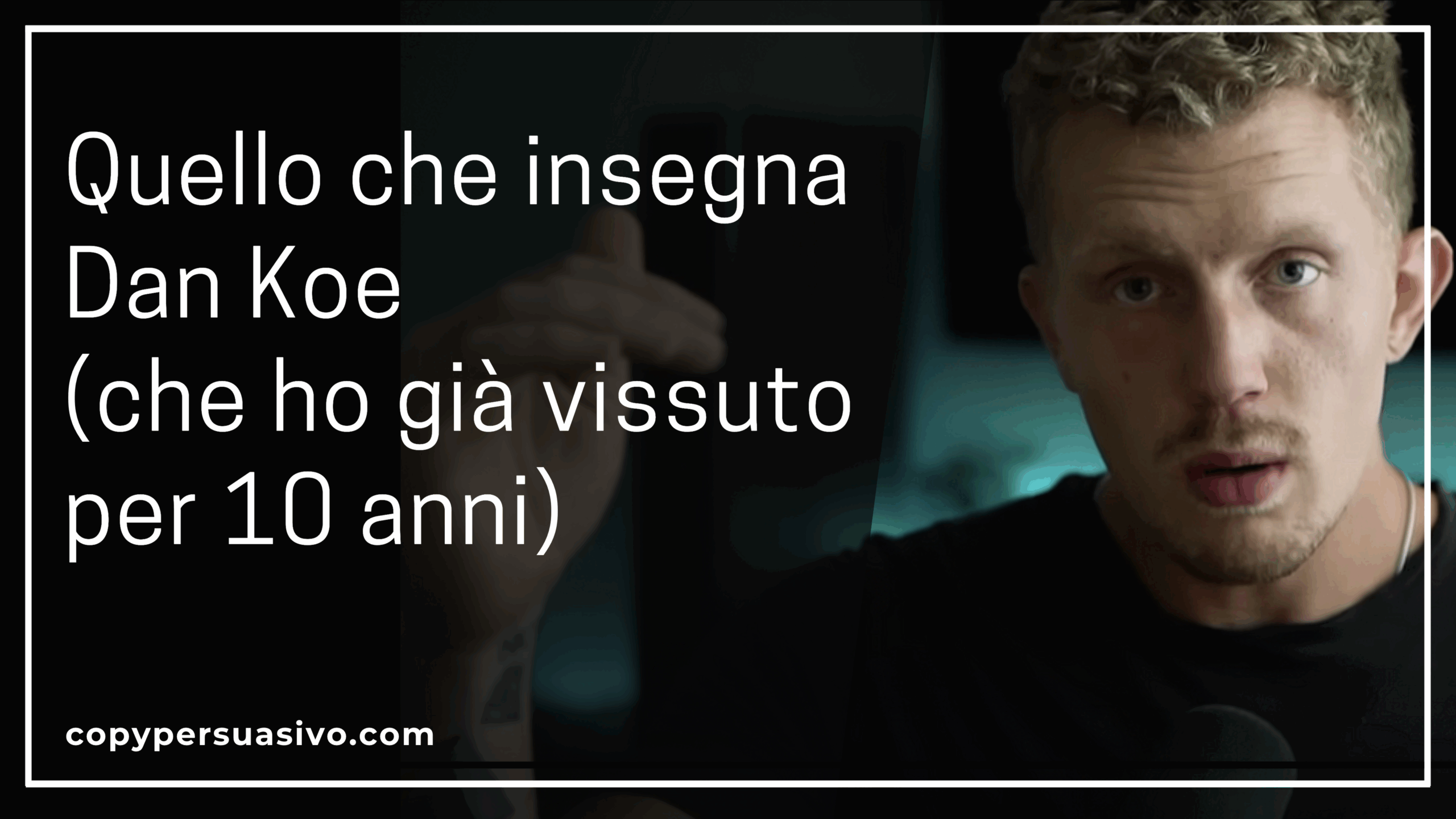 quello che ho imparato da Purpose & Profit di Dan Koe e come l'ho già implementato per 10 anni
