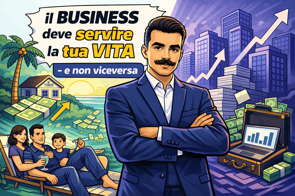 Il business deve servire la tua vita: manifesto di Andrea Lisi sulla libertà finanziaria
