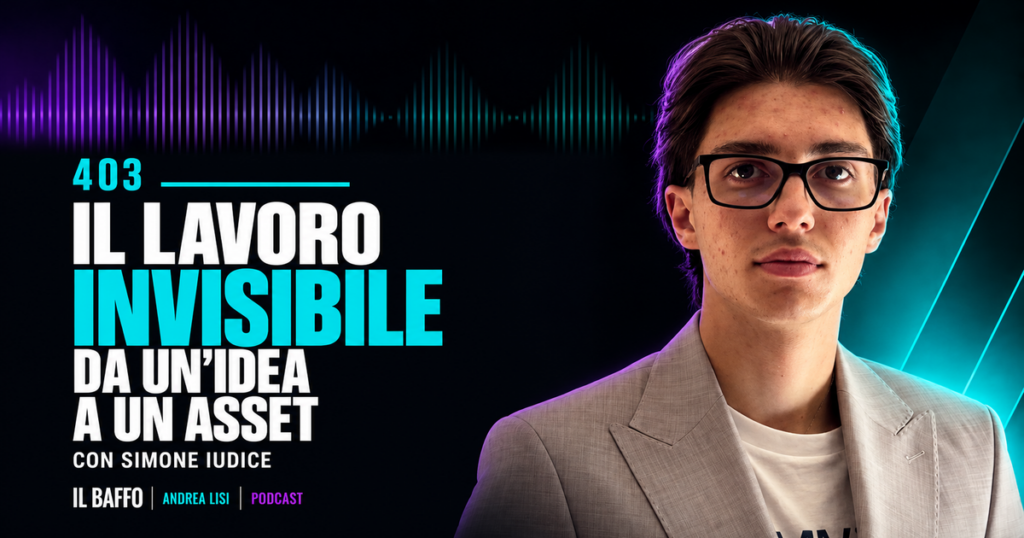 Simone Iudice, di Marketing persuasivo, con Andrea lisi parla di marketing e AI